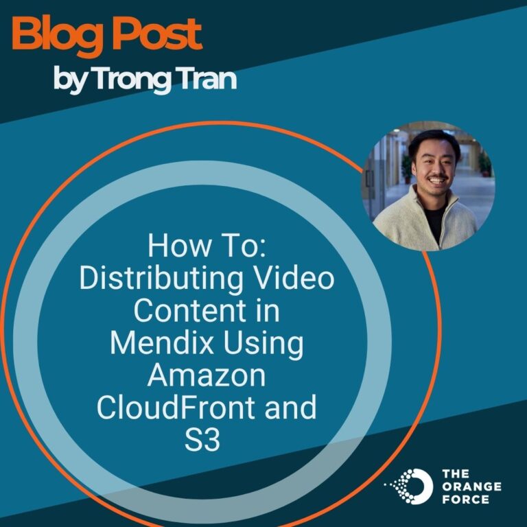 Blog Video Content Mendix Using amazon CloudFront and S3